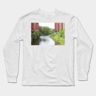 River Don, Sheffield, South Yorkshire, England Long Sleeve T-Shirt